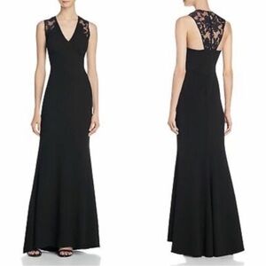 Lace detail Evening Gown